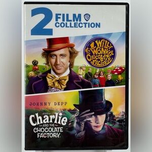 Willy Wonka & Charlie Chocolate Factory 2-Film Collection DVD